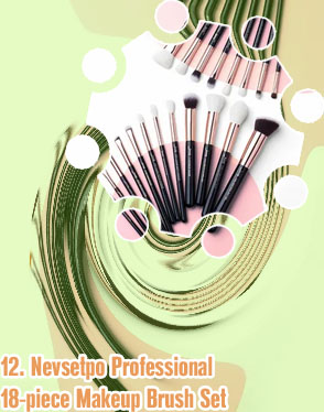 Cute makeup brush set