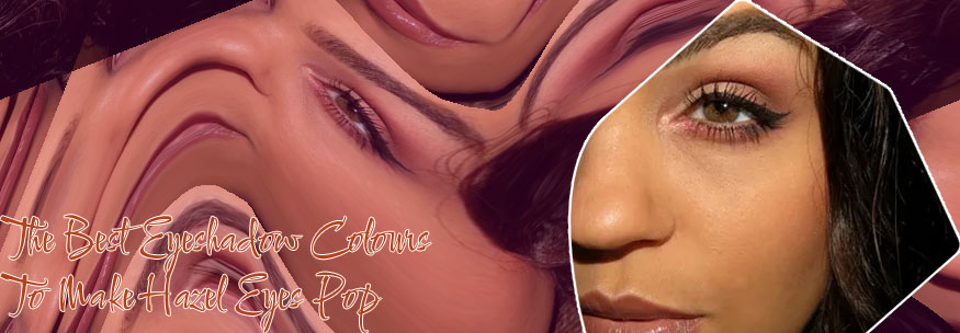 Eye makeup for hazel eyes and pale skin