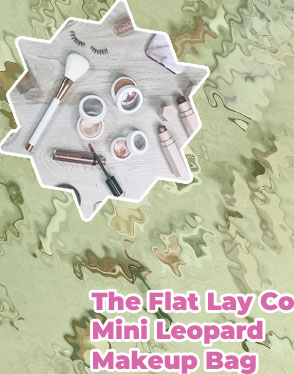 Lay flat makeup bag
