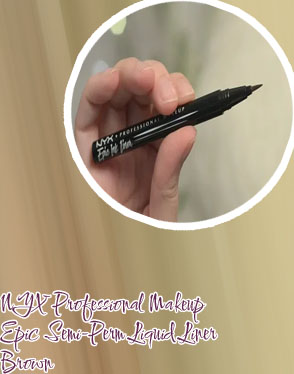 Nyx brown liquid eyeliner