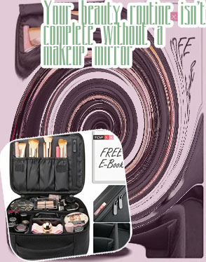 Portable makeup organizer